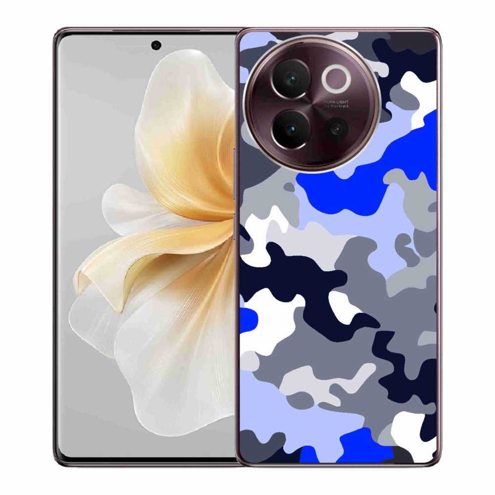 Gelový kryt mmCase na Vivo V40 Lite 5G - maskáčový vzor 8