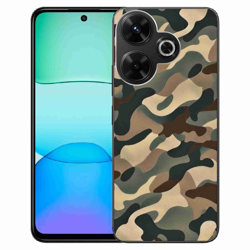 Gelový kryt mmCase na Xiaomi Redmi 13 4G/Poco M6 4G - maskáčový vzor 11
