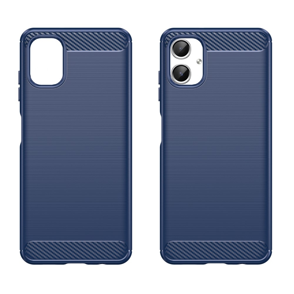 Carbon odolný gelový obal na Samsung Galaxy A06 4G - modrý