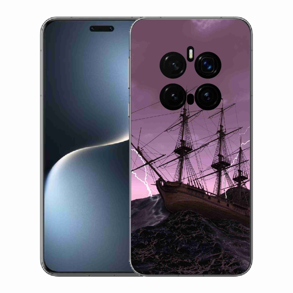 Gelový kryt mmCase na Honor Magic 7 Pro 5G - loď v bouři