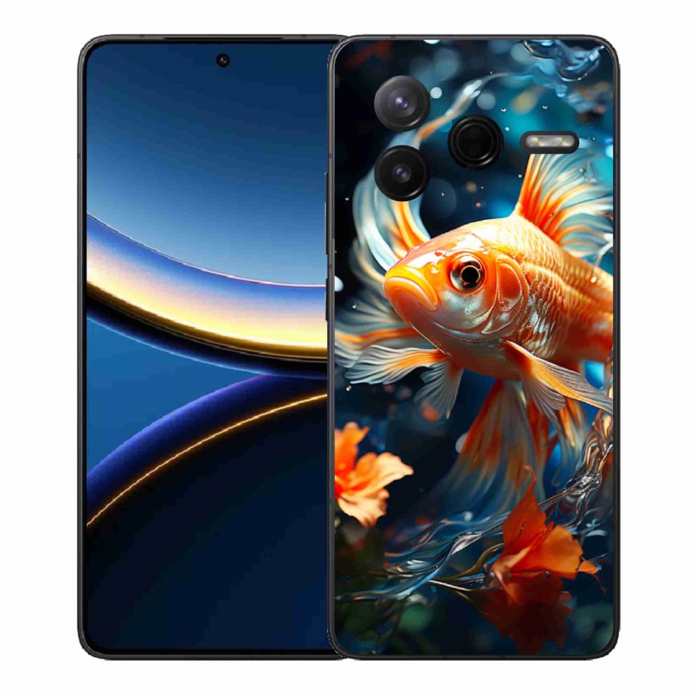 Gelový kryt mmCase na Xiaomi Poco F7 Pro - rybka