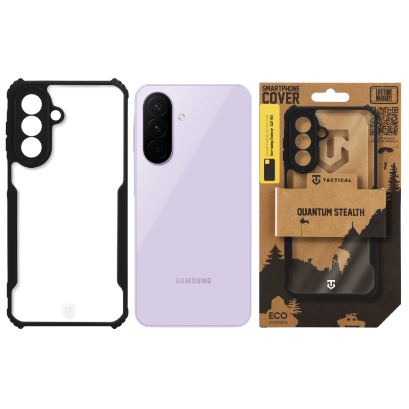 Tactical Quantum Stealth Kryt pro Samsung Galaxy A27 5G Clear/Black