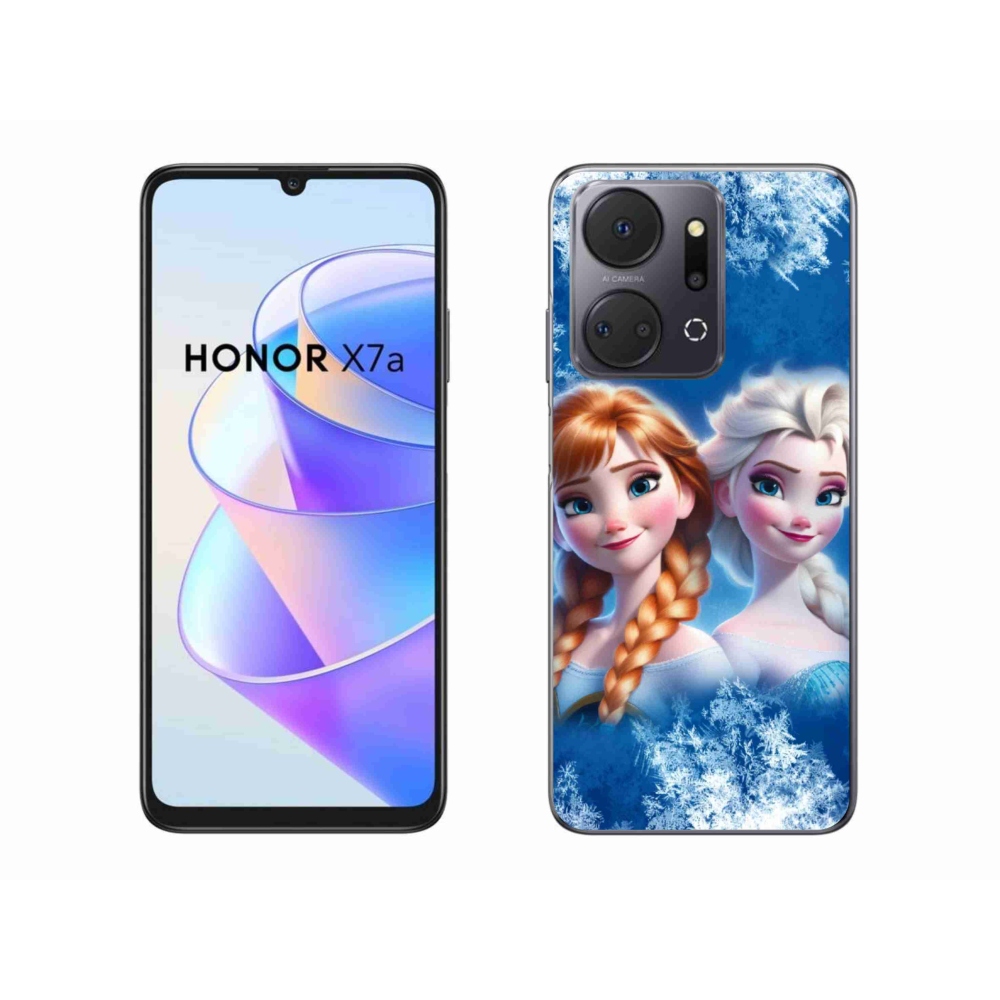 Gelový kryt mmCase na Honor X7a - ledové království 2
