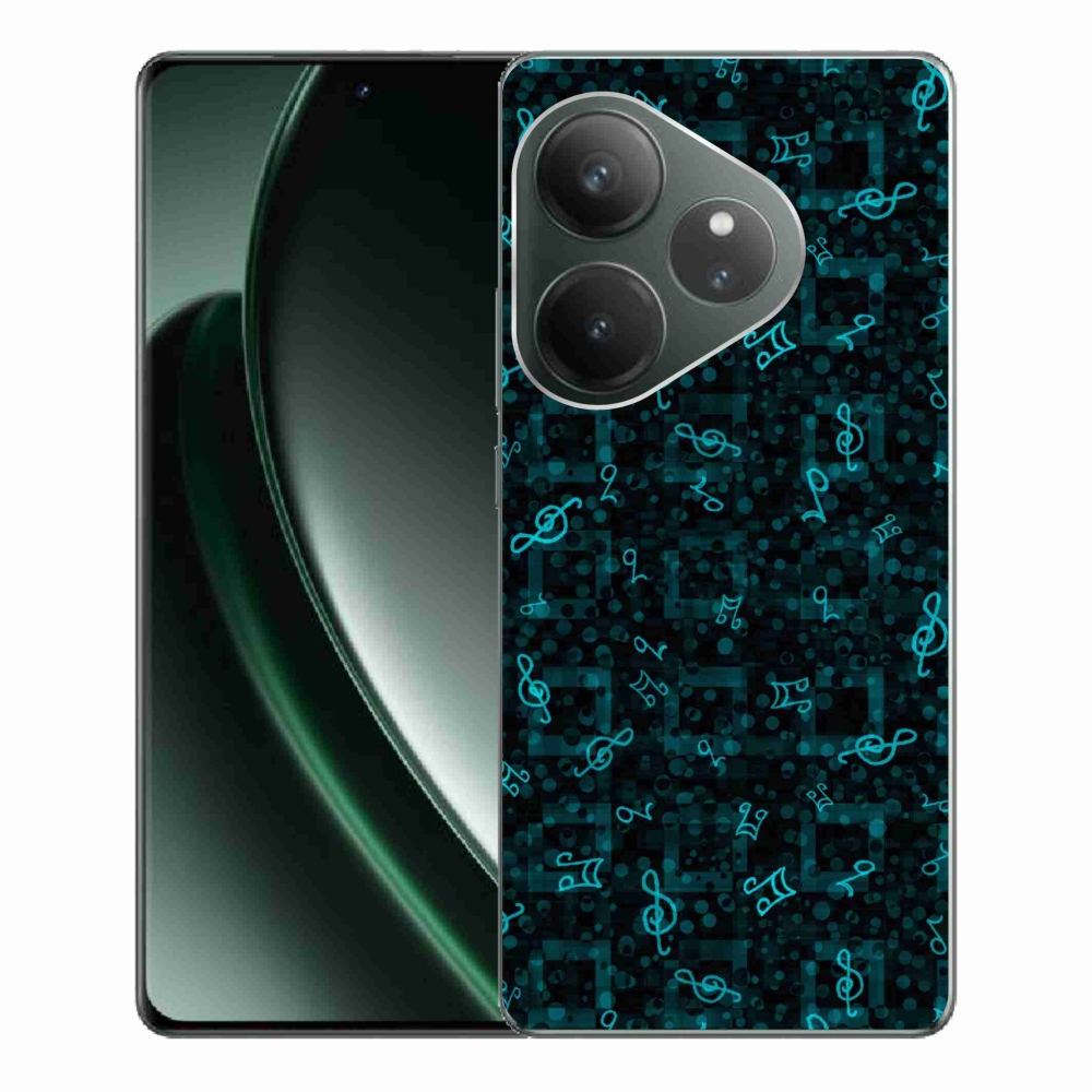 Gelový kryt mmCase na Realme GT 6 5G/GT 6T 5G - noty 1