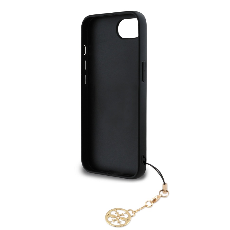 Guess 4G Charm Zadní Kryt pro iPhone 16e Tone on Tone Grey