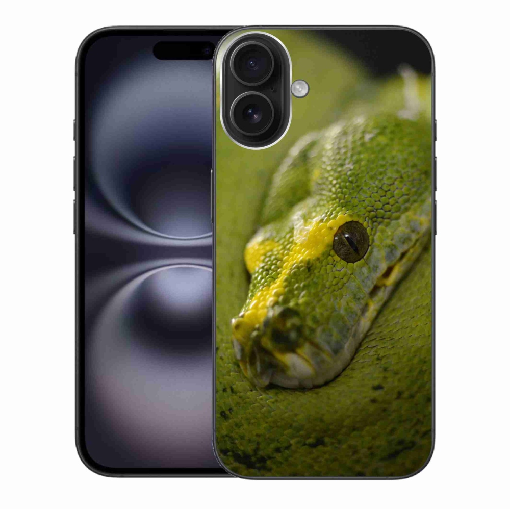 Gelový kryt mmCase na iPhone 16 Plus - had 2