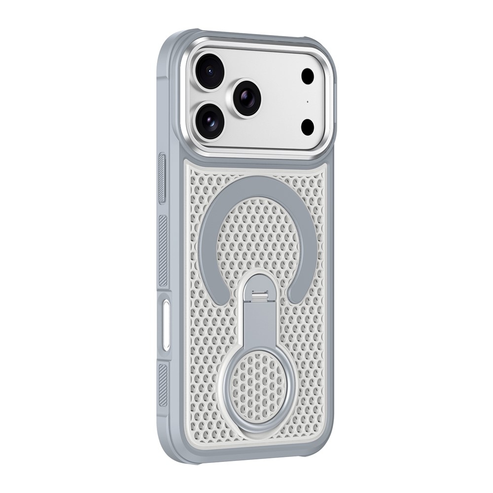 360 gelový obal s pevnými zády a MagSafe na mobil iPhone 18 Pro Max/17 Pro Max - bílý