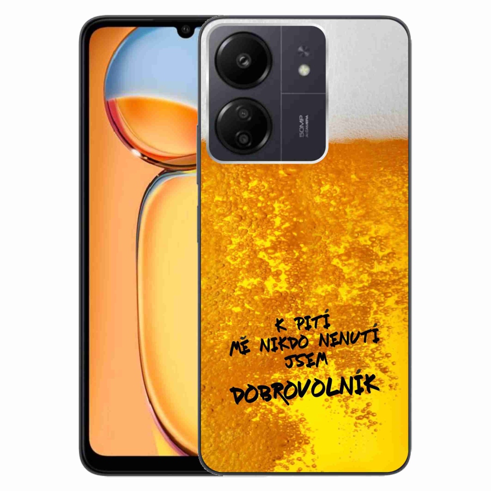 Gelový kryt mmCase na Xiaomi Poco C65/Redmi 13C - pivní motiv 4
