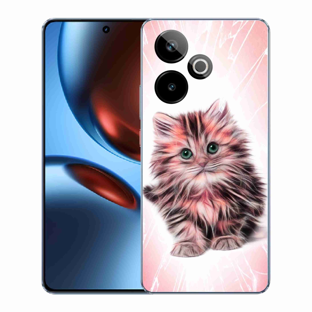 Gelový kryt mmCase na Realme GT 7 5G/GT 7T 5G - roztomilé kotě