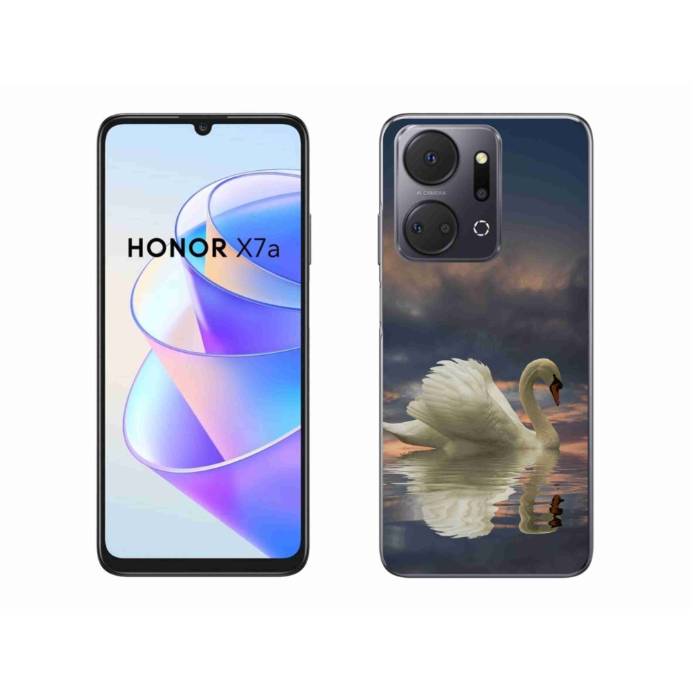 Gelový kryt mmCase na Honor X7a - labuť