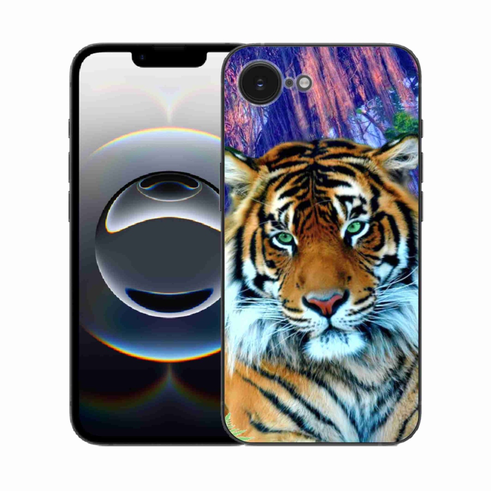 Gelový kryt mmCase na iPhone 16e - tygr