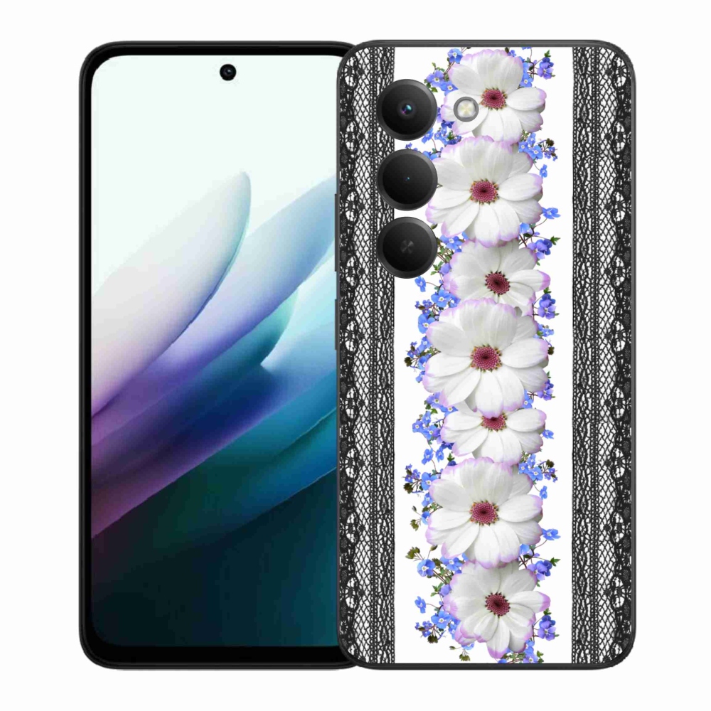 Gelový kryt mmCase na Xiaomi Redmi 15 4G/5G (171mm) - květiny 8