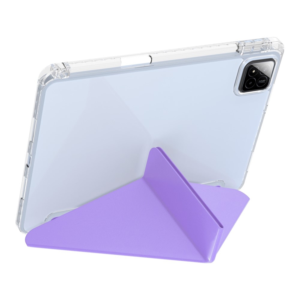 Origami chytré polohovací pouzdro na tablet Xiaomi Pad 7/7 Pro - světlefialové