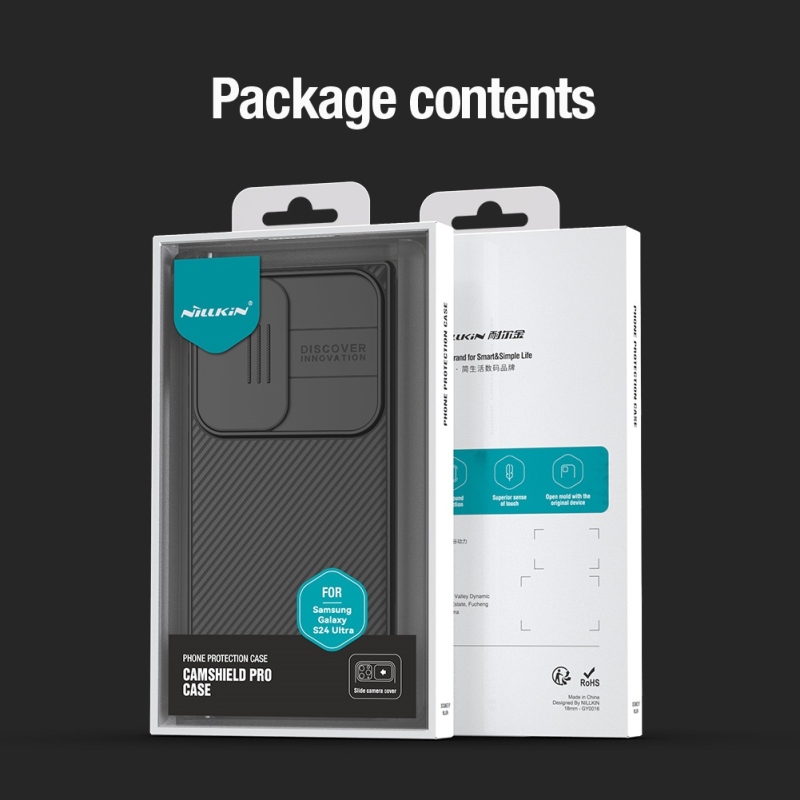 Nillkin CamShield PRO Zadní Kryt pro Samsung Galaxy S24 Ultra Black