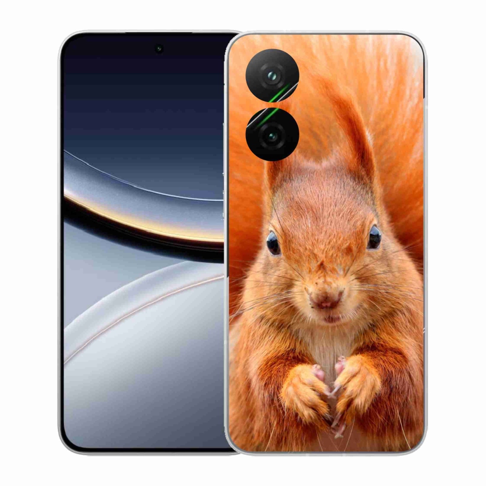 Gelový kryt mmCase na Xiaomi Poco F7 5G - veverka