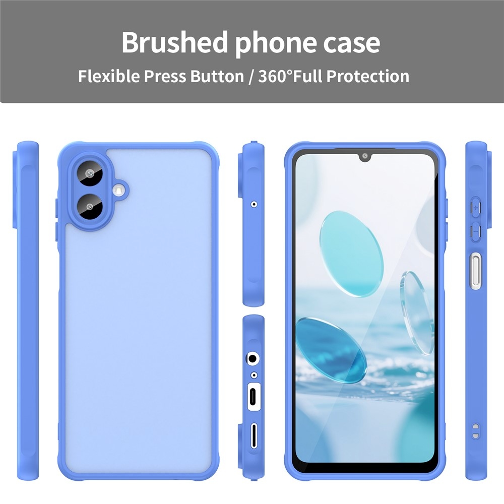 Proof gelový obal s pevnými zády na Samsung Galaxy A07 4G - světlemodrý