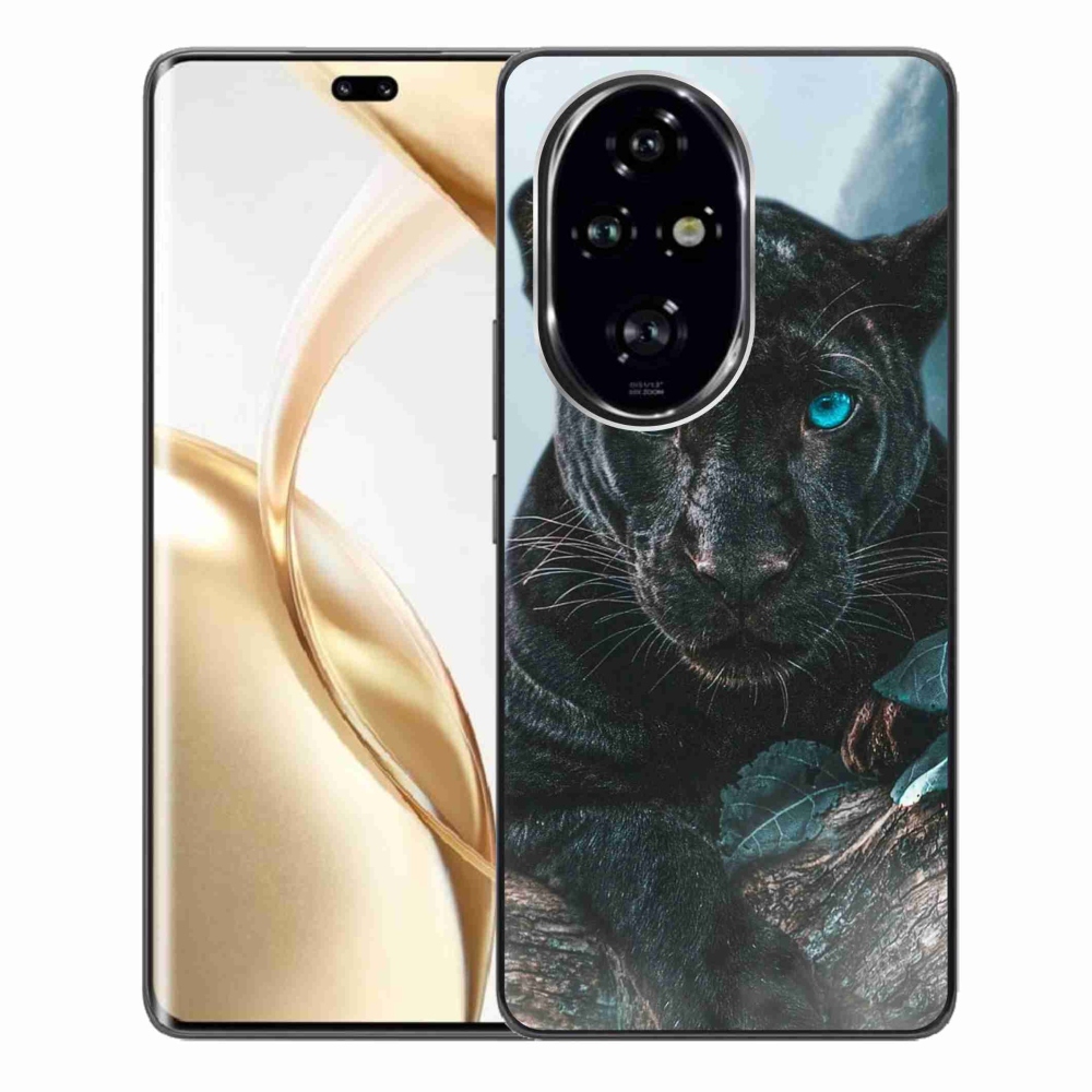 Gelový kryt mmCase na Honor 200 Pro 5G - černý panter