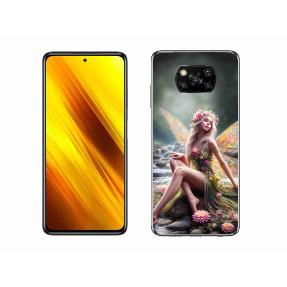Gelový kryt mmCase na Xiaomi Poco X3 - motýlí žena 1