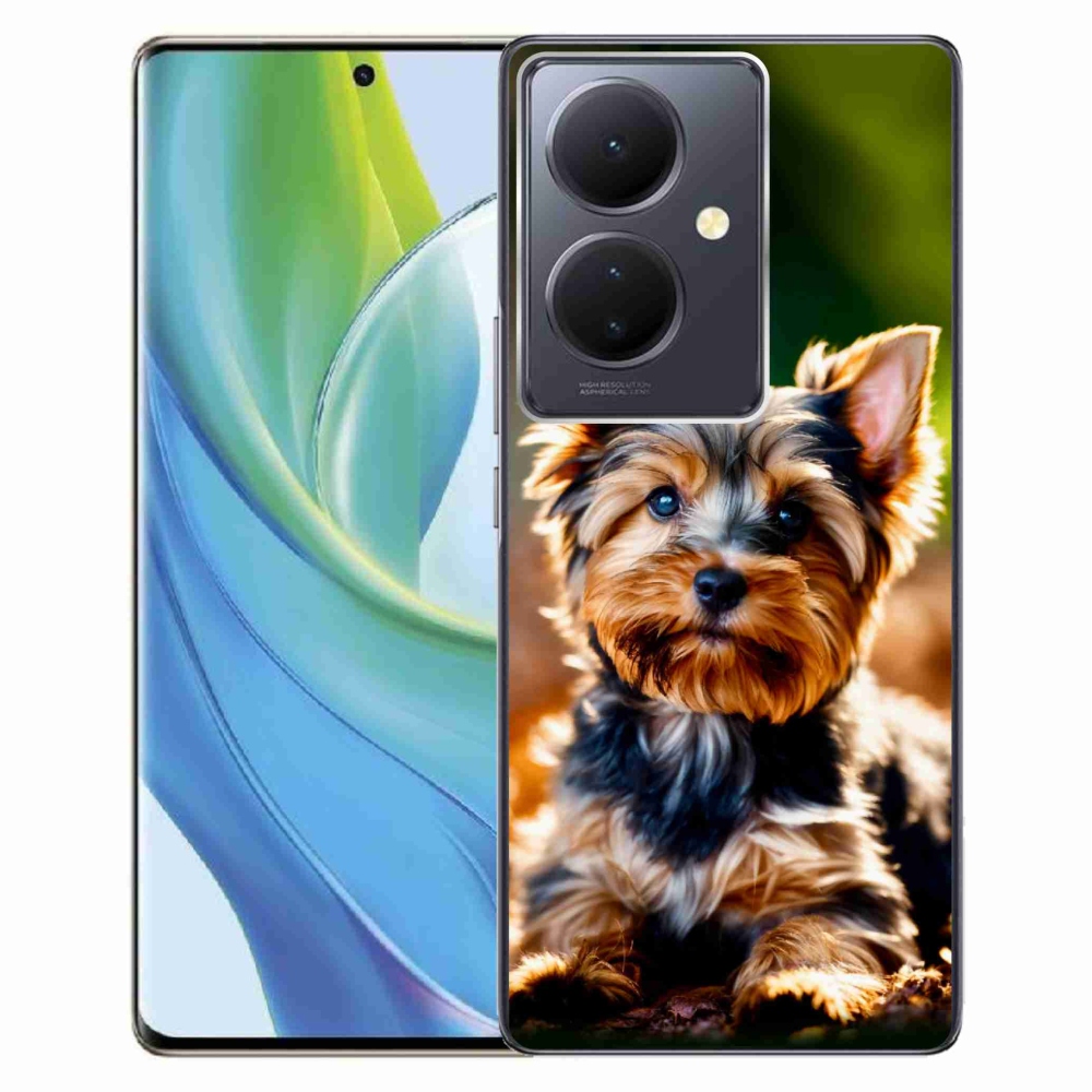 Gelový kryt mmCase na Vivo V29 Lite 5G - jorkšír 10