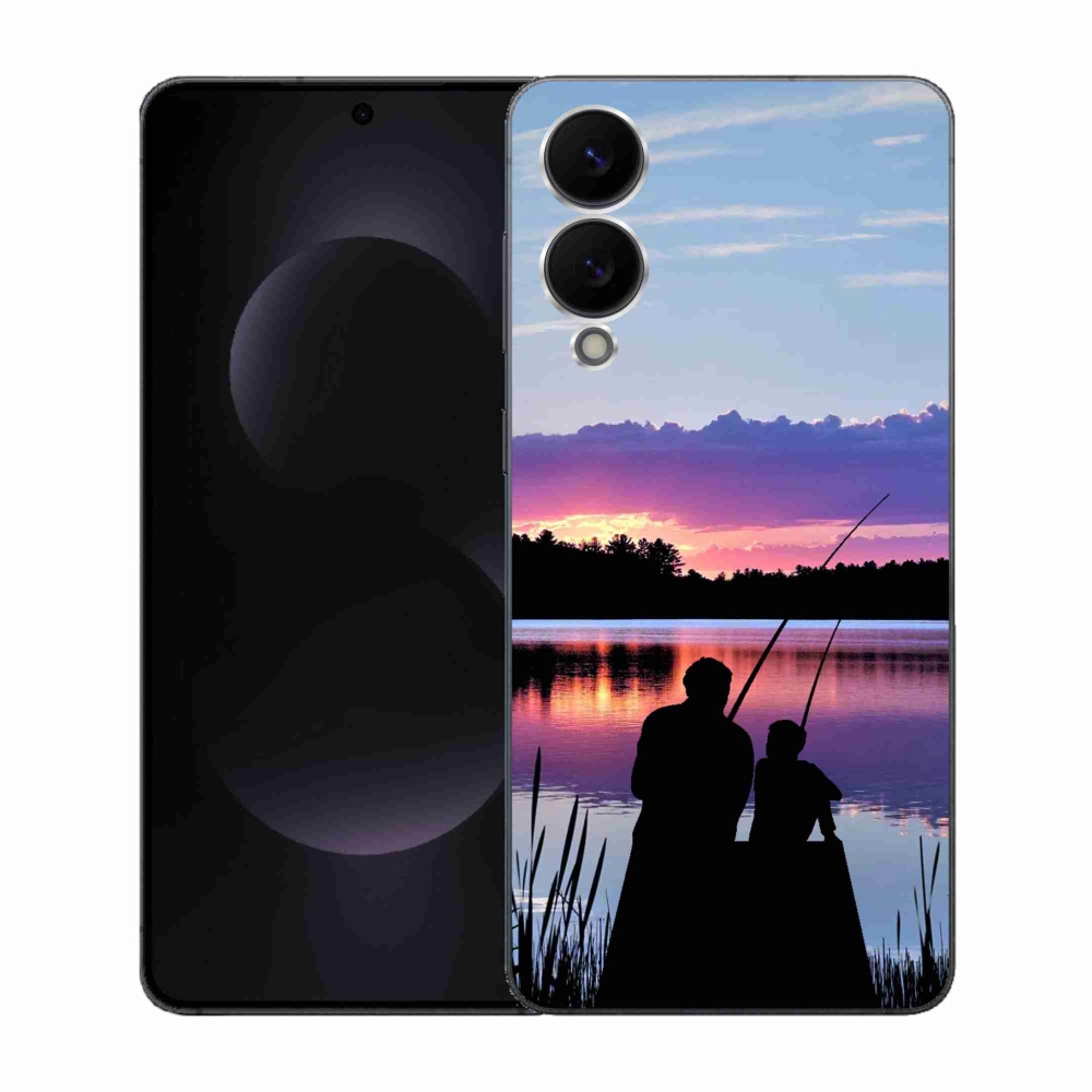 Gelový kryt mmCase na Samsung Galaxy S25 Edge - rybaření 2