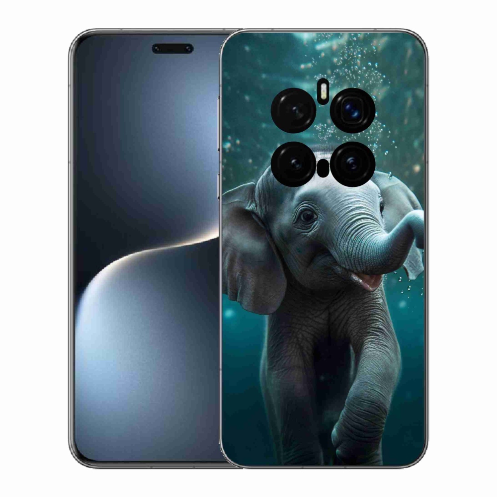 Gelový kryt mmCase na Honor Magic 7 Pro 5G - slůně pod vodou