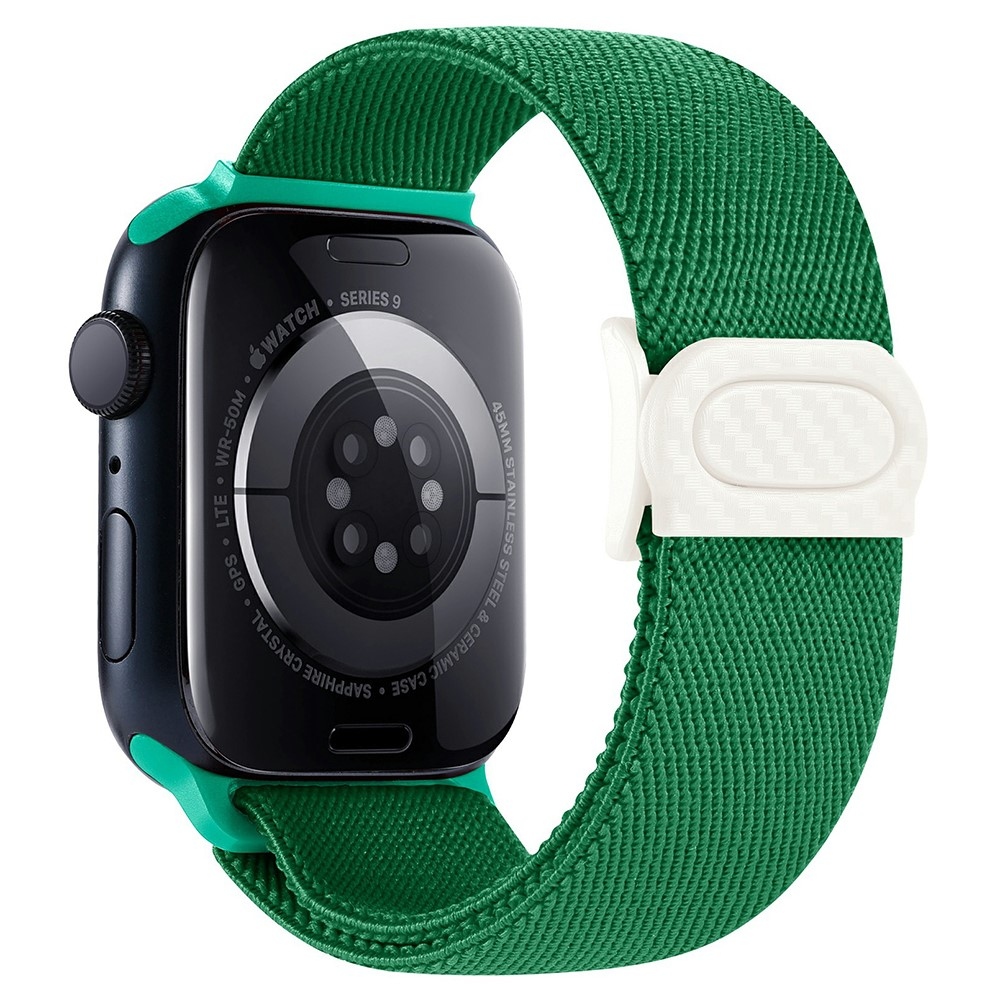 Gradient nylonový řemínek na Apple Watch Ultra/Ultra 2 49mm/SE/SE 2022/2023 44mm/9/8/7 45mm/6/5/4 44mm/3/2/1 42 mm - zelený