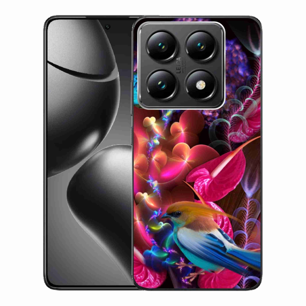 Gelový kryt mmCase na Xiaomi 14T Pro - barevné květiny