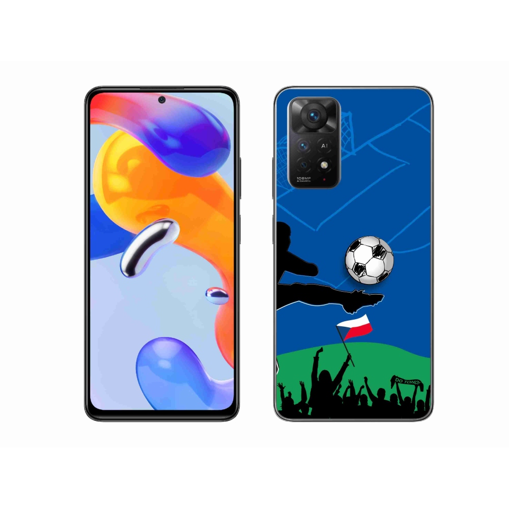 Gelový kryt mmCase na Xiaomi Redmi Note 11 Pro 4G/5G - fanoušci fotbalu
