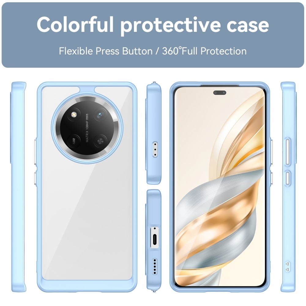 Gelový obal s pevnými zády na Honor Magic 7 Lite 5G - modrý