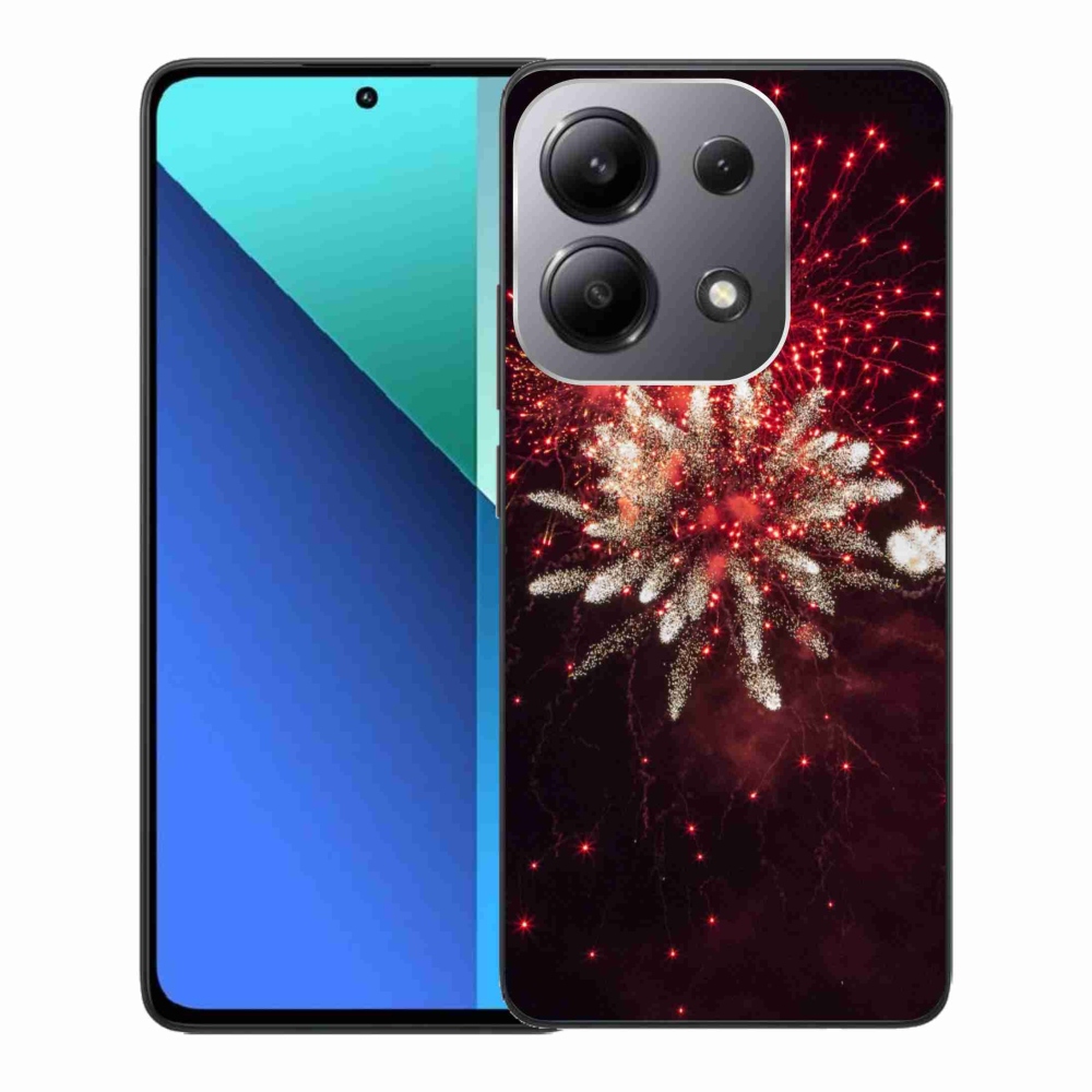 Gelový kryt mmCase na Xiaomi Redmi Note 13 - ohňostroj