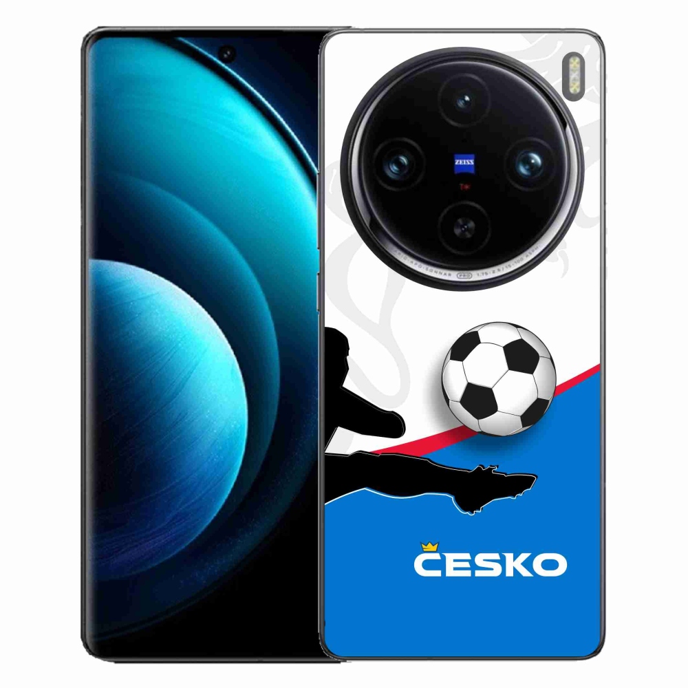 Gelový kryt mmCase na Vivo X100 Pro 5G - fotbal Česko 3