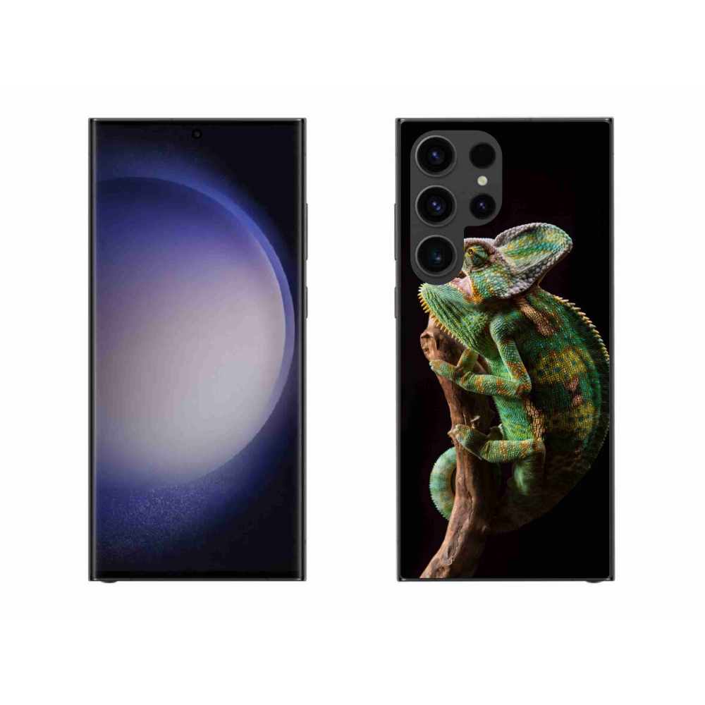 Gelový kryt mmCase na Samsung Galaxy S23 Ultra 5G - chameleon