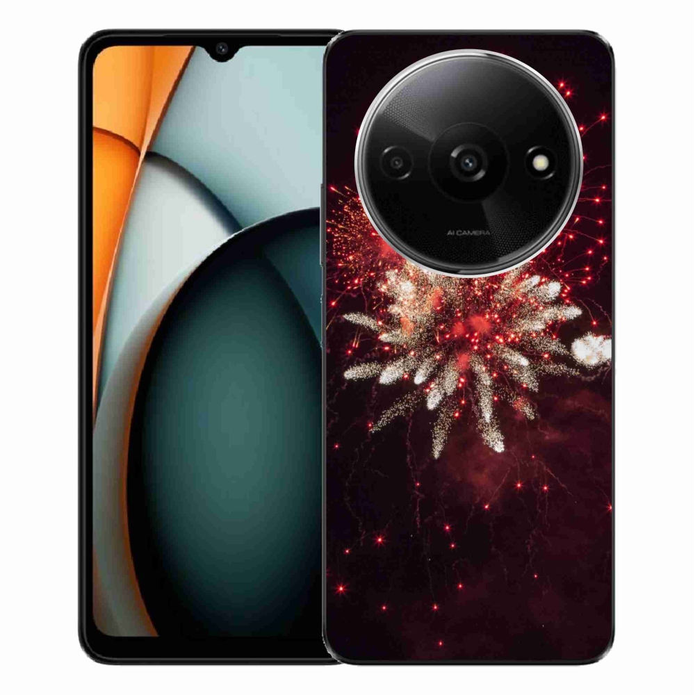 Gelový kryt mmCase na Xiaomi Redmi A3 - ohňostroj