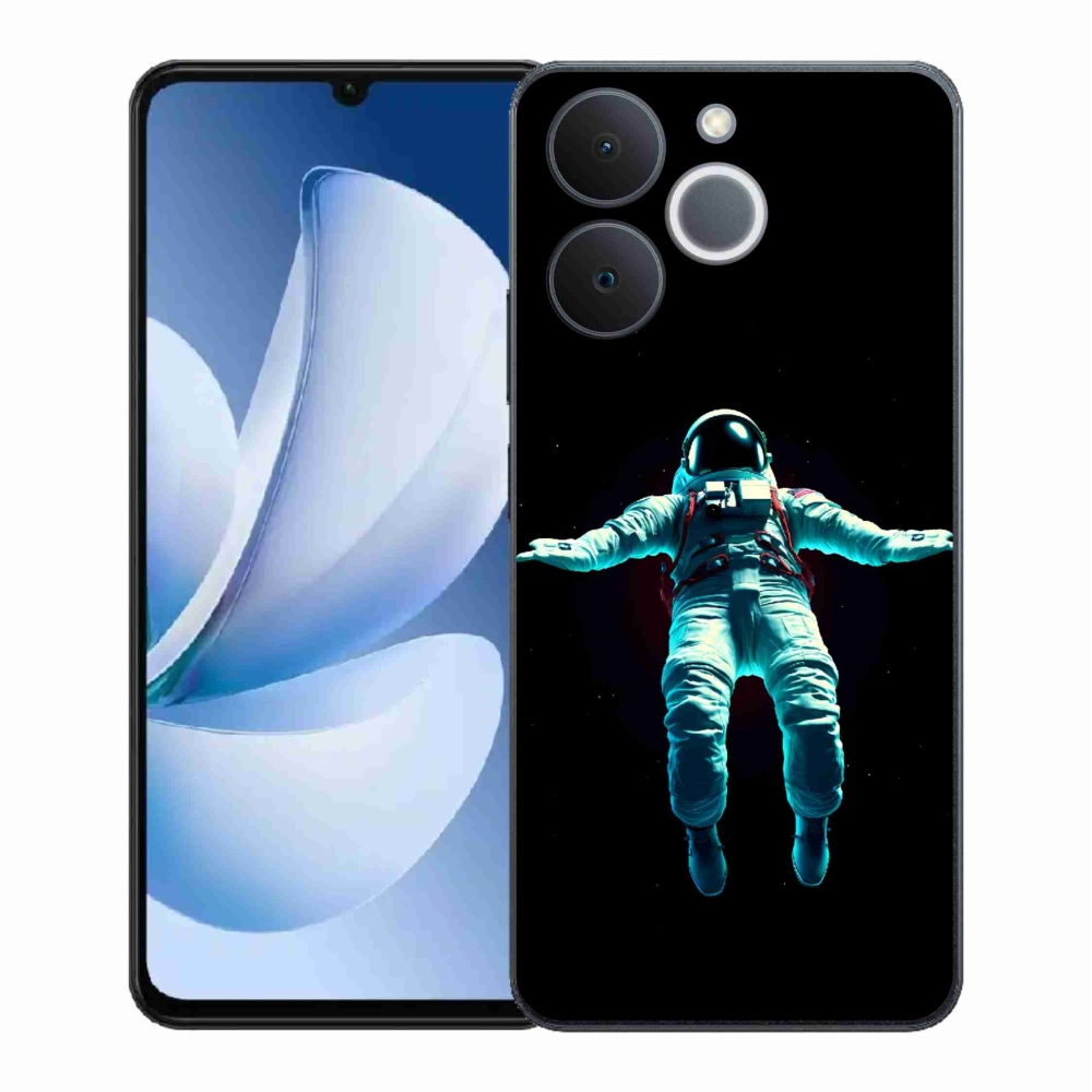Gelový kryt mmCase na Realme Note 70T - kosmonaut