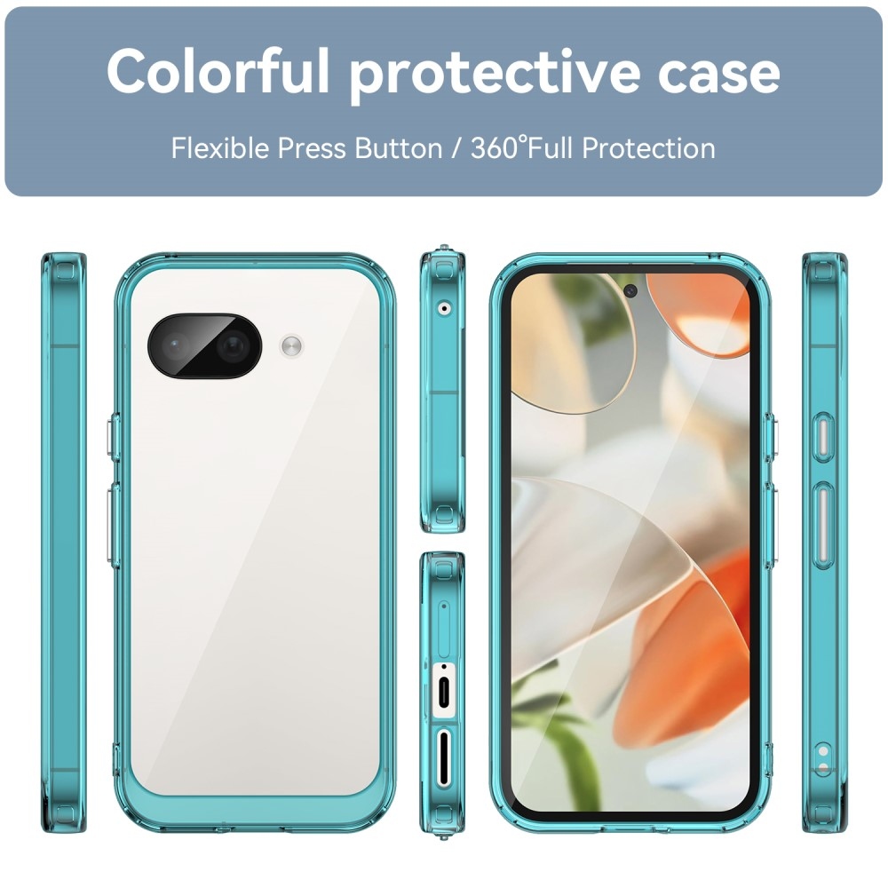 Gelový obal s pevnými zády na Google Pixel 9a - světlemodrý