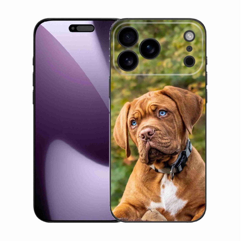 Gelový kryt mmCase na iPhone 17 Pro Max - štěně 