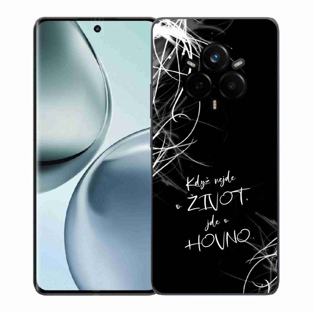 Gelový kryt mmCase na Realme 14 Pro 5G - vtipný text 16 černé pozadí