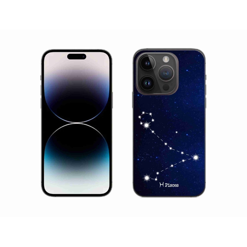 Gelový kryt mmCase na iPhone 14 Pro 6.1 - souhvězdí Ryby