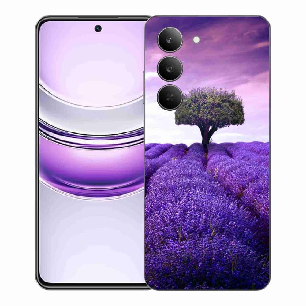 Gelový kryt mmCase na Realme 14x 5G - levandulová louka