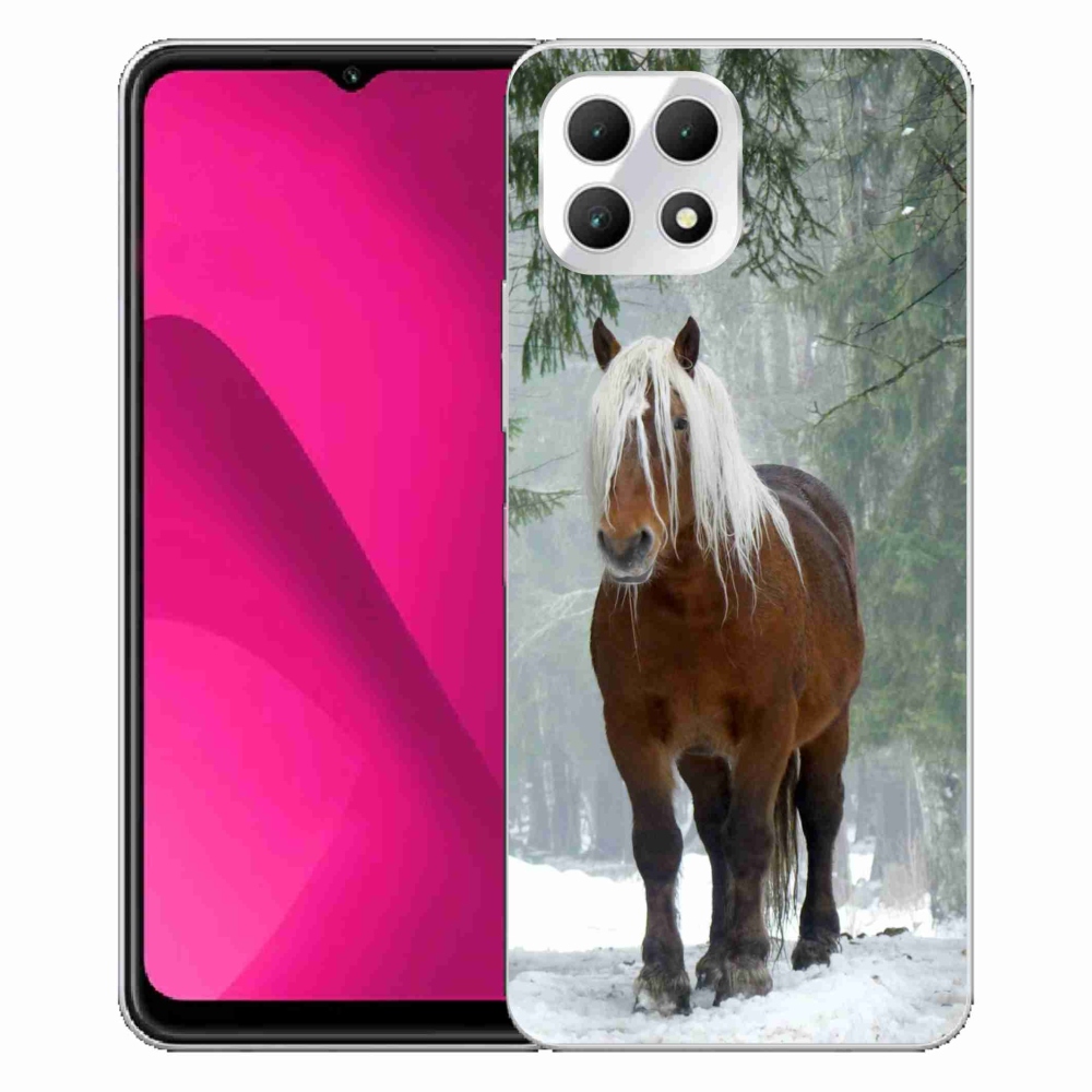 Gelový kryt mmCase na T-Mobile T Phone 2 - kůň v lese
