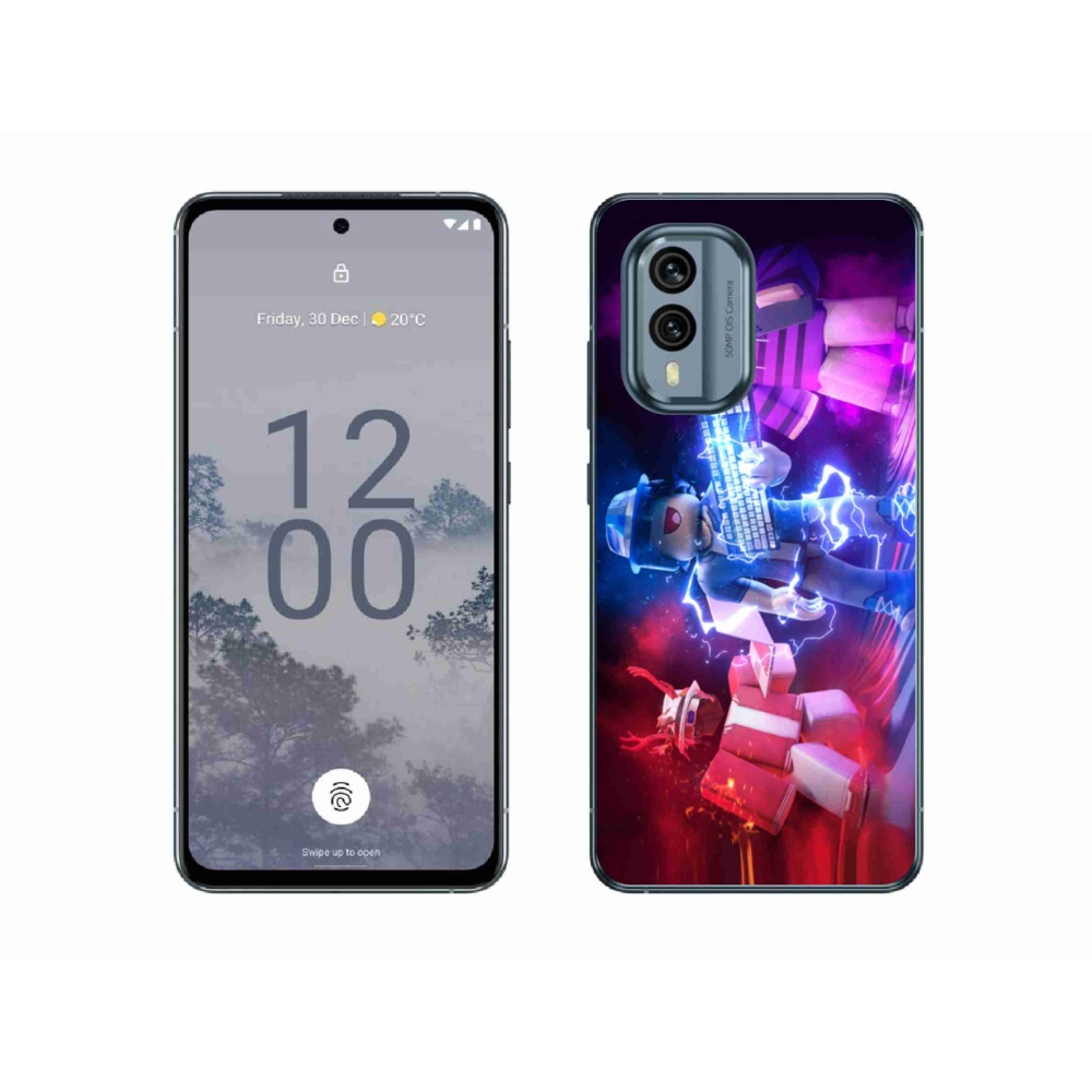 Gelový kryt mmCase na Nokia X30 5G - roblox