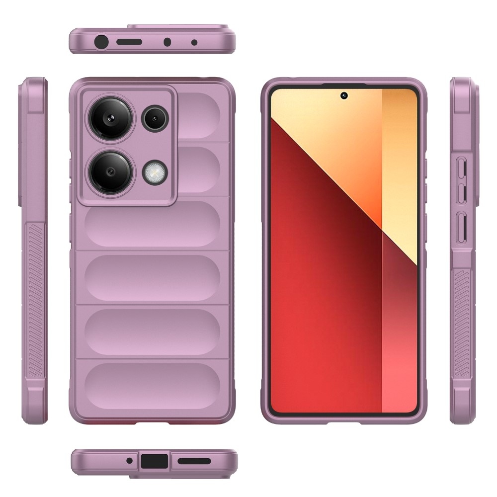Rugg odolný gelový obal na Xiaomi Redmi Note 13 Pro 4G/Poco M6 Pro - světlefialový