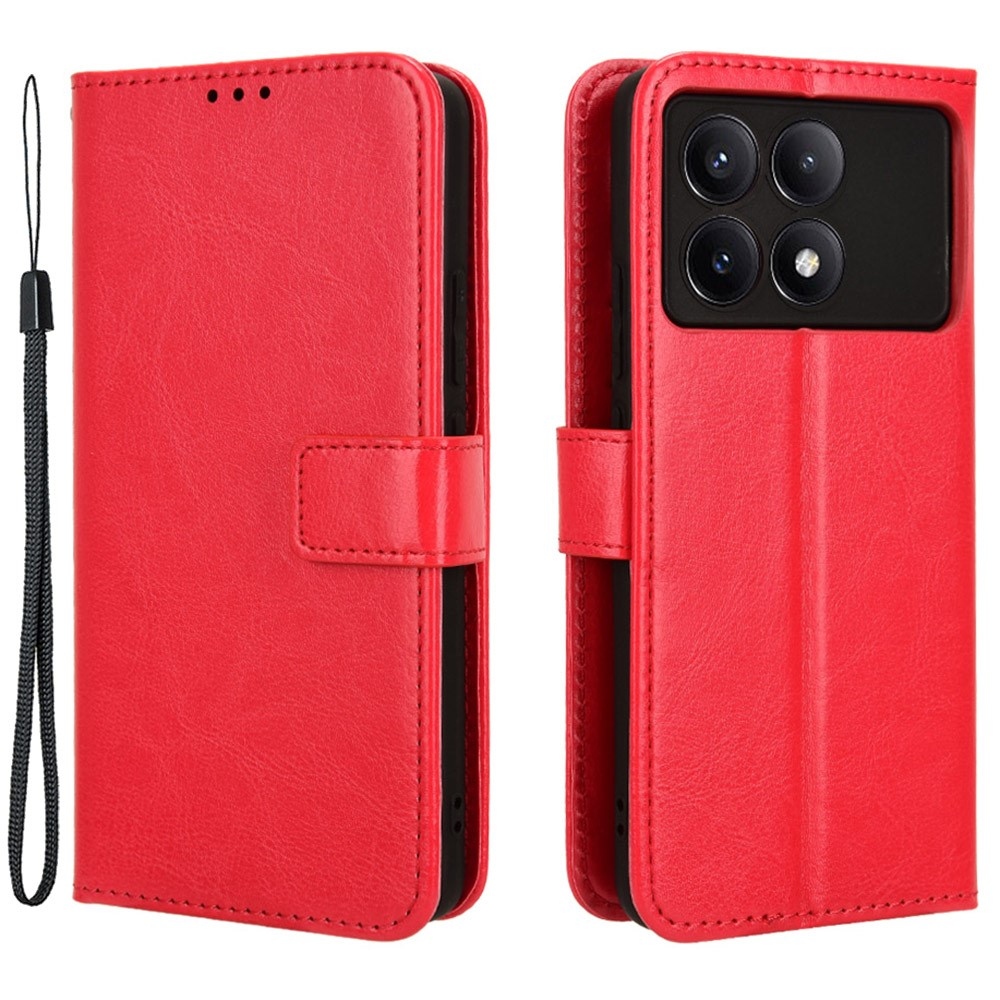 Wallet knížkové pouzdro na Xiaomi Poco X6 Pro 5G - červené