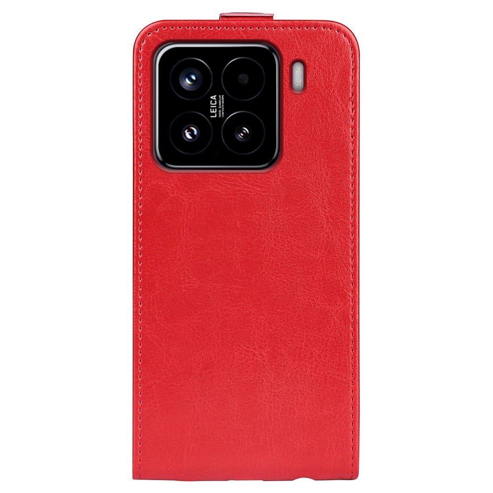 Vertical knížkové pouzdro na Xiaomi 15 - červené
