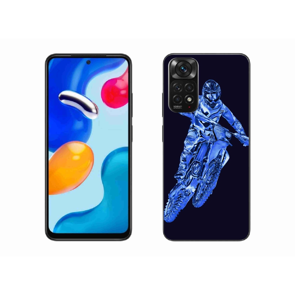 Gelový kryt mmCase na Xiaomi Redmi Note 11S 4G - motocross 1