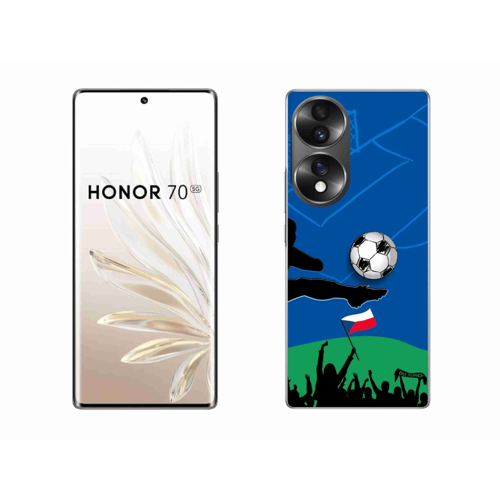 Gelový kryt mmCase na Honor 70 - fanoušci fotbalu