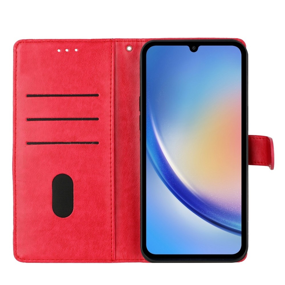 Floralis knížkové pouzdro na Xiaomi 15T Pro - červené