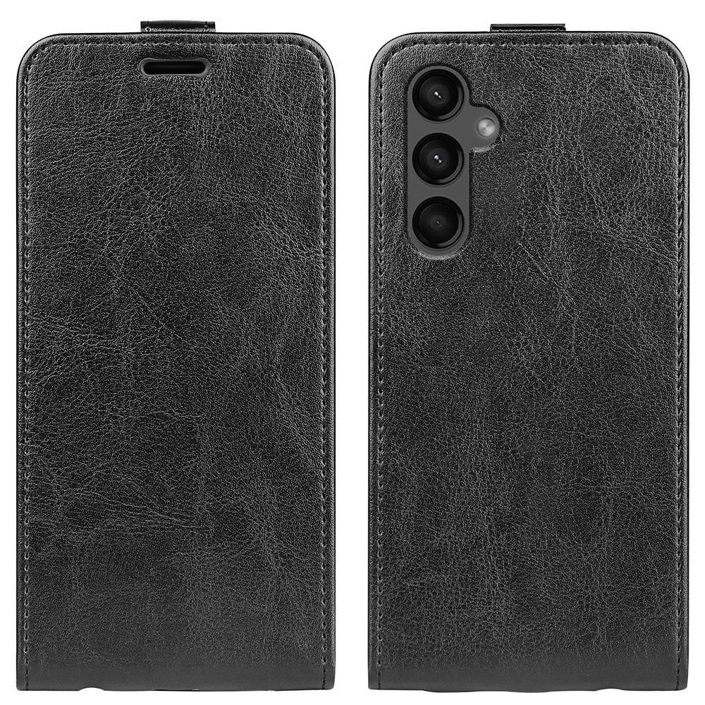 Vertical knížkové pouzdro na Samsung Galaxy A15 4G/5G - černé