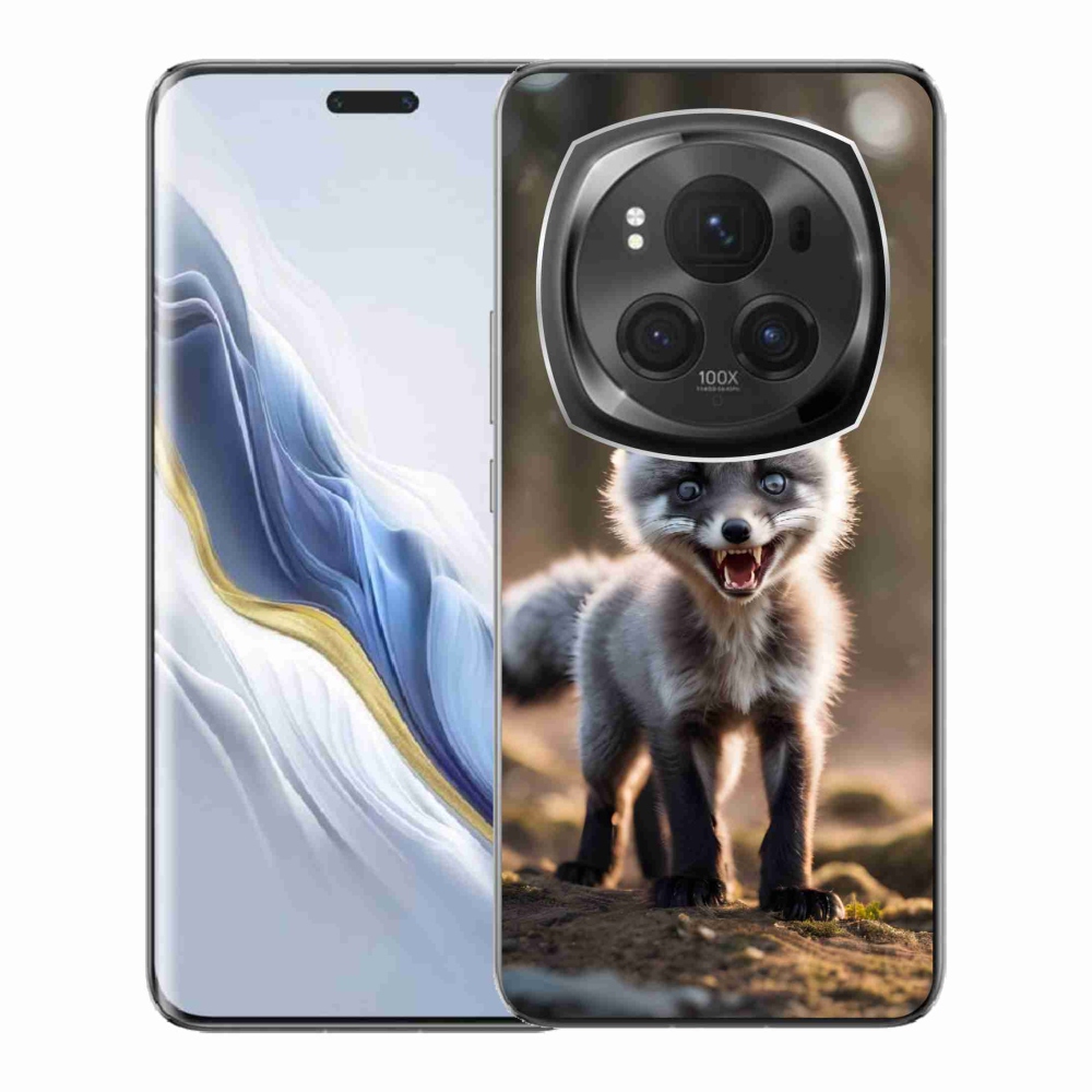 Gelový kryt mmCase na Honor Magic 6 Pro 5G - rozzuřená liška