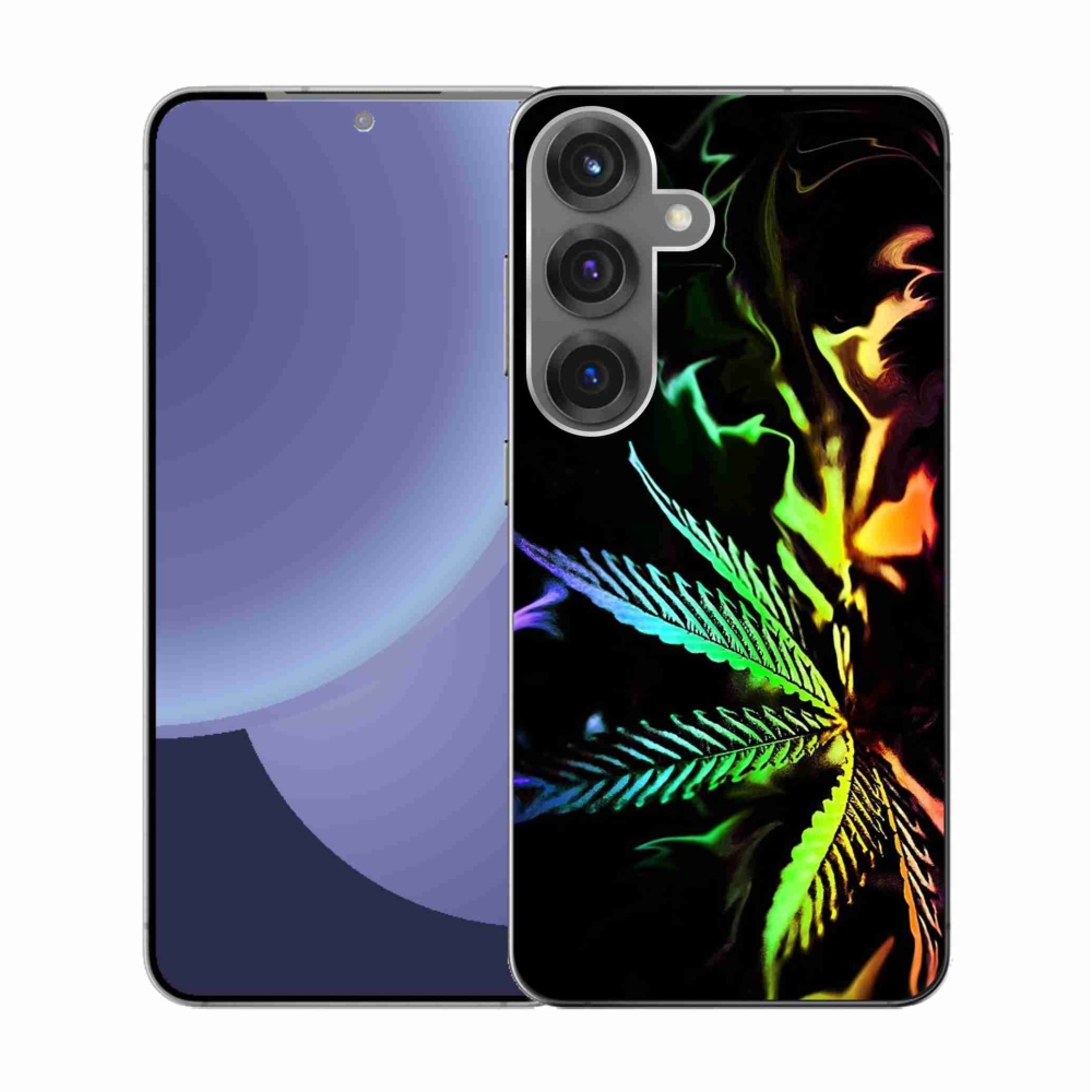 Gelový kryt mmCase na Samsung Galaxy S25 - konopí 2